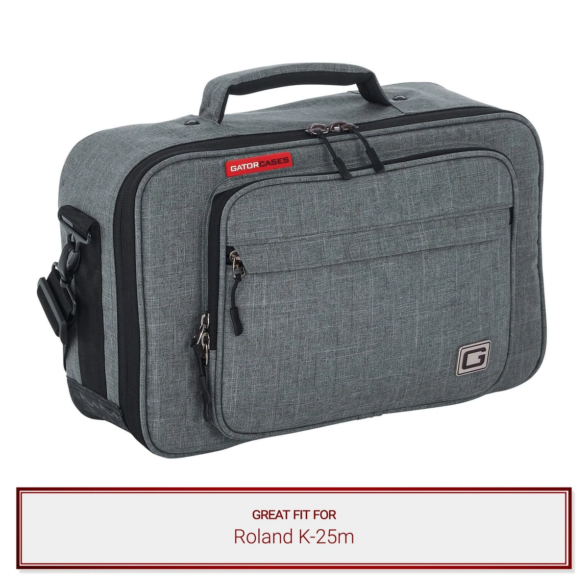 Gator Cases Grey Transit Series Bag fits Roland K 25m Keyboard