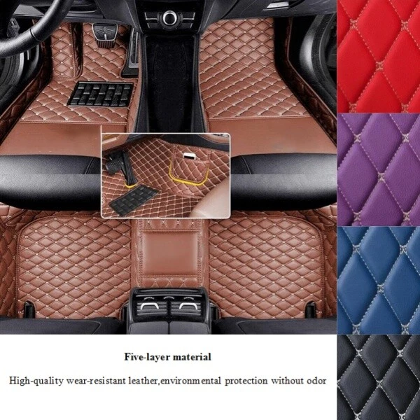 For Volkswagen Golf/GTI/Golf-R Custom Liners Car Floor Mats Carpets Waterproof — 第 2/4 张图片