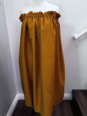 GOLDEN BROWN HULA PAU PA U STRAPLESS TOP USE WITH HAWAIIAN HULA SKIRT