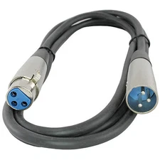NEW Premium 6ft foot Male to Female 3pin mic Microphone DMX extension Cable cord