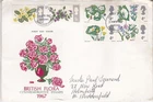 GB 1967 British Flora Philart FDC Llandudno cancel written  average condition