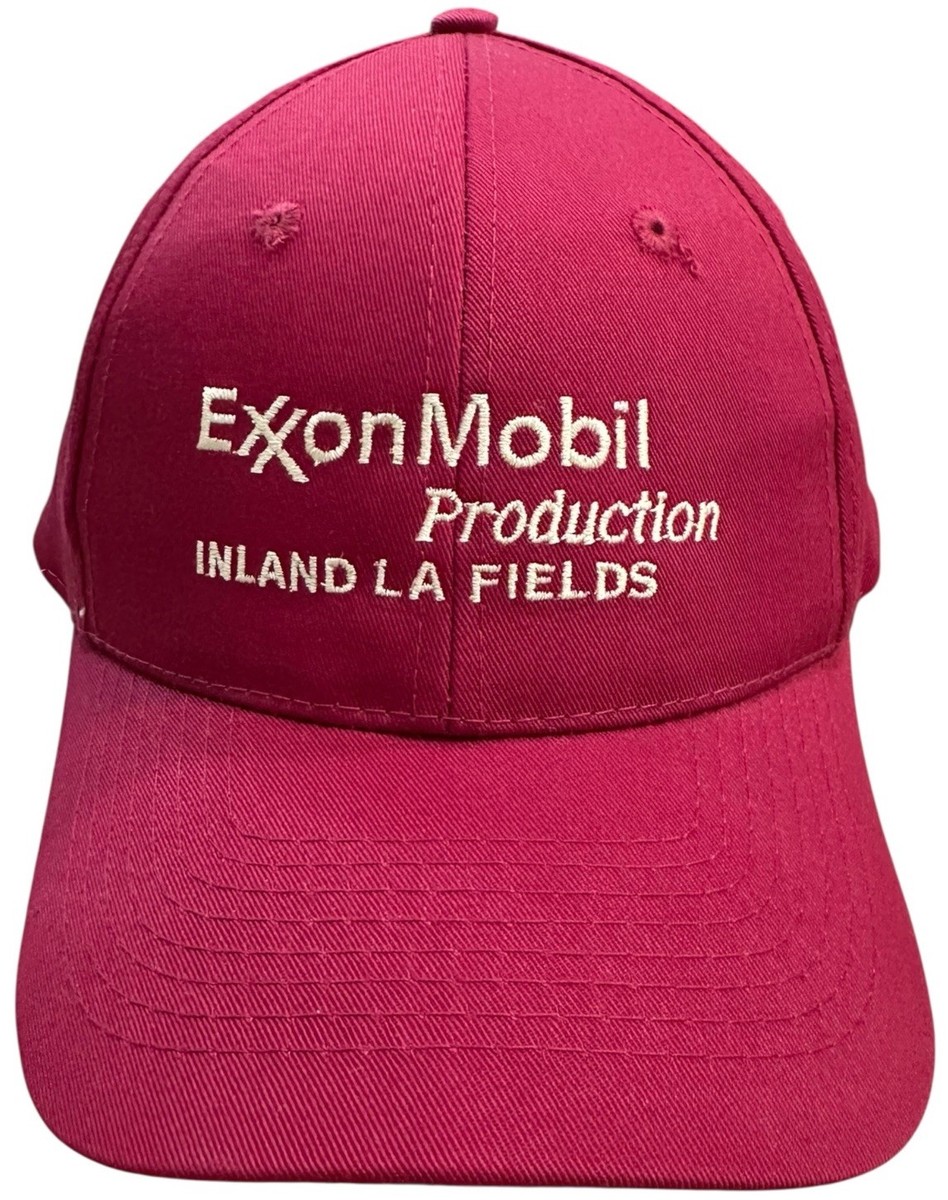Vintage ExxonMobil Production Inland LA Fields Snapback Hat Cap