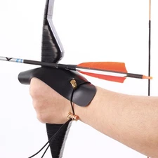 Adjustable Finger Guard Protective Gear Hunting Arm Protector Gloves