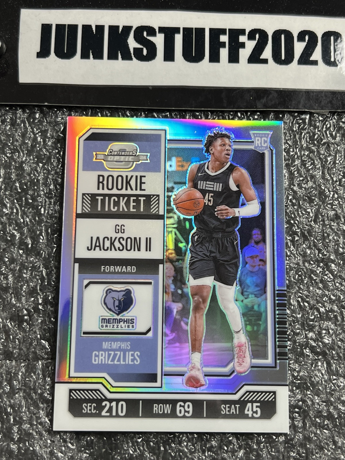 2023-24 Contenders Optic GG Jackson II Rookie Ticket Silver Holo Prizm Sp #6
