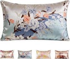 100 Mulberry Silk Pillowcase for Hair and Skin Care, Envelope Closure, Natural