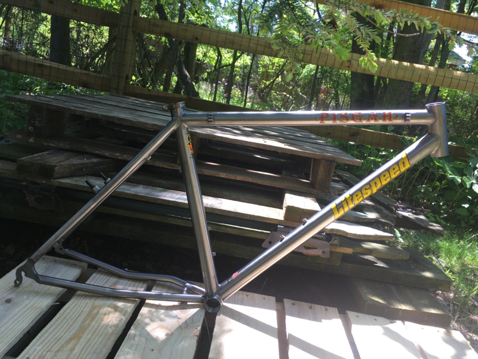 LITESPEED PISGAH TITANIUM DISC FRAME BIKE MTB XC 90s VINTAGE