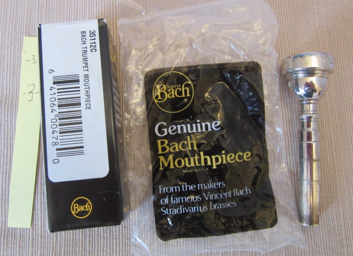 VINCENT BACH CORP. #351 12C Trumpet Mouthpiece (#3) | eBay VINCENT BACH CORP. #351 12C Trumpet Mouthpiece (#3) | eBay