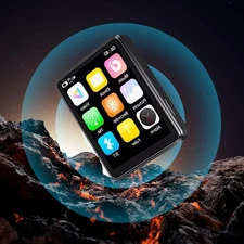 2.4 in Full Touch Screen Bluetooth 5.3 HIFI MP3 Music MP4 Video Player FM RadRD