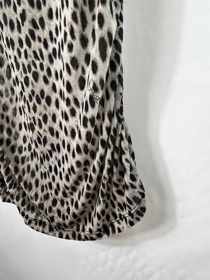Top Just Cavalli Años 90/00 Legend Leopardo Transparente Talla XS Foto 4 de 4