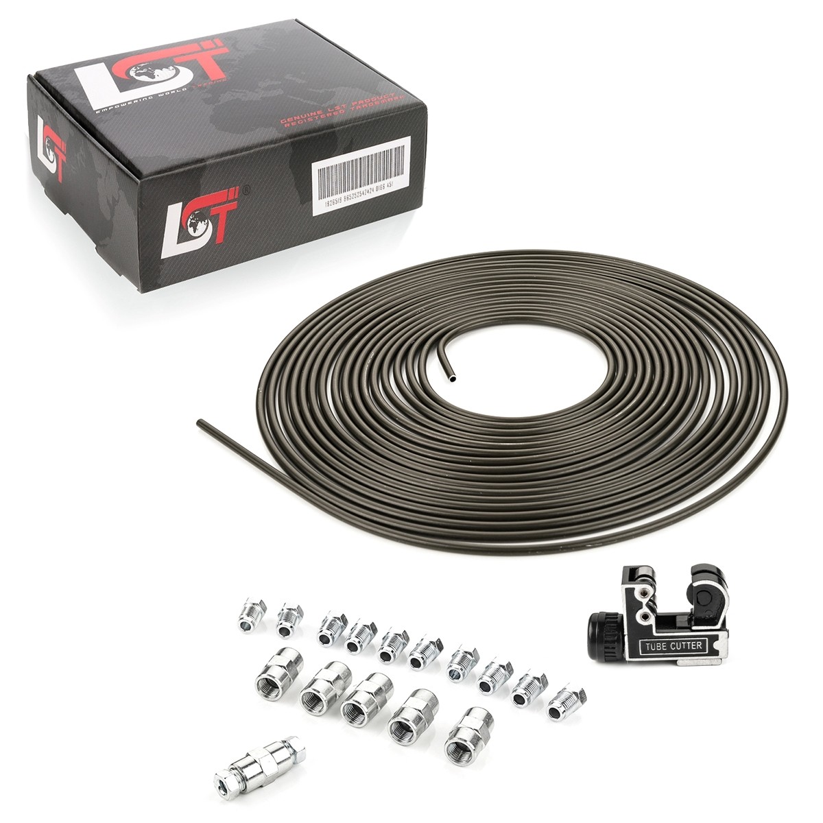 10M Steel Brake Line Set With 5 Connectors Ø 4.75Mm For Subaru