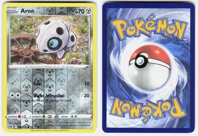 Aron 087/159 Common Crown Zenith Pokemon Reverse Holo Near Mint