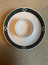 Pfaltzgraff "Amalfi Classic" 11 3/8 Inch Chip and Dip Set