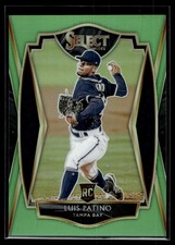 2021 Panini Select Neon Green Prizm #195 Luis Patino /99
