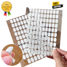 100 Pcs Double Sided Nail Glue Stickers Jelly Tape Adhesive Clear Press On Tips