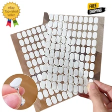 100 Pcs Double Sided Nail Glue Stickers Jelly Tape Adhesive Clear Press On Tips