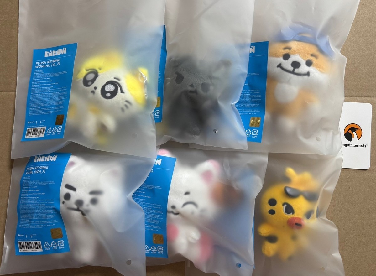 ON HAND] ENHYPEN - CHARACTER ENCHIN OFFICIAL MD PLUSH KEYRING