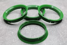 4x SET Zentrierringe Distanzringe  72,5 x 67,1 grün für Alufelgen