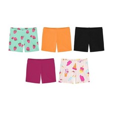 Member's Mark Girls Cartwheel Shorts 5-Pack Multi Color L