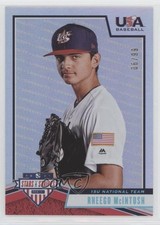 2019 USA Baseball Stars & Stripes Longevity Holo Foil 6/99 Rheego McIntosh 07rd