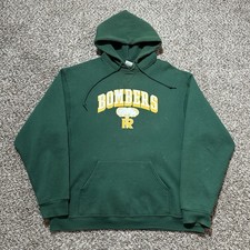 Vintage Russell Athletic Hoodie Sweatshirt Size XL Green Pullover - Pre-Owned