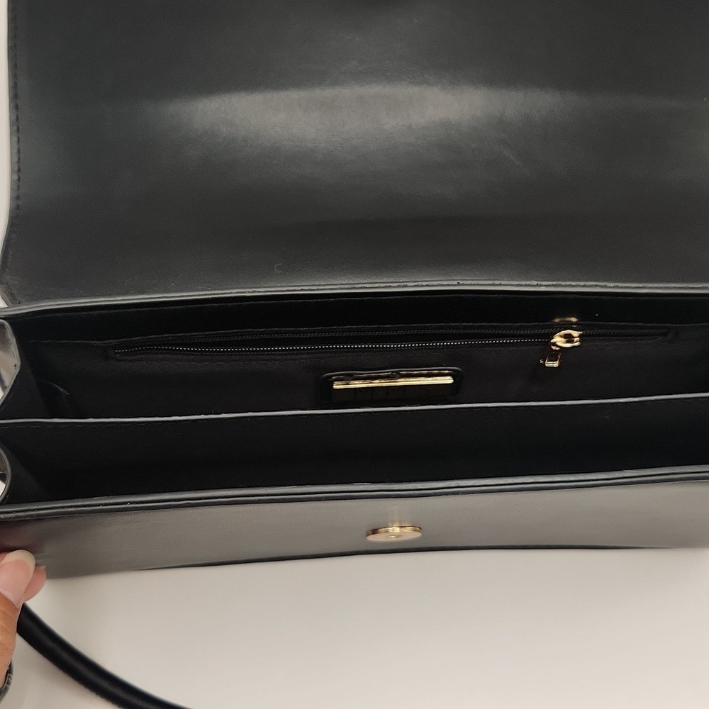 MMS Design Studio Black Rectangular Shoulder Bag … - image 5