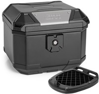 Topcase Givi Bernina B38 Schwarz 38LT Mit Platte Monolock Universal Motorroller