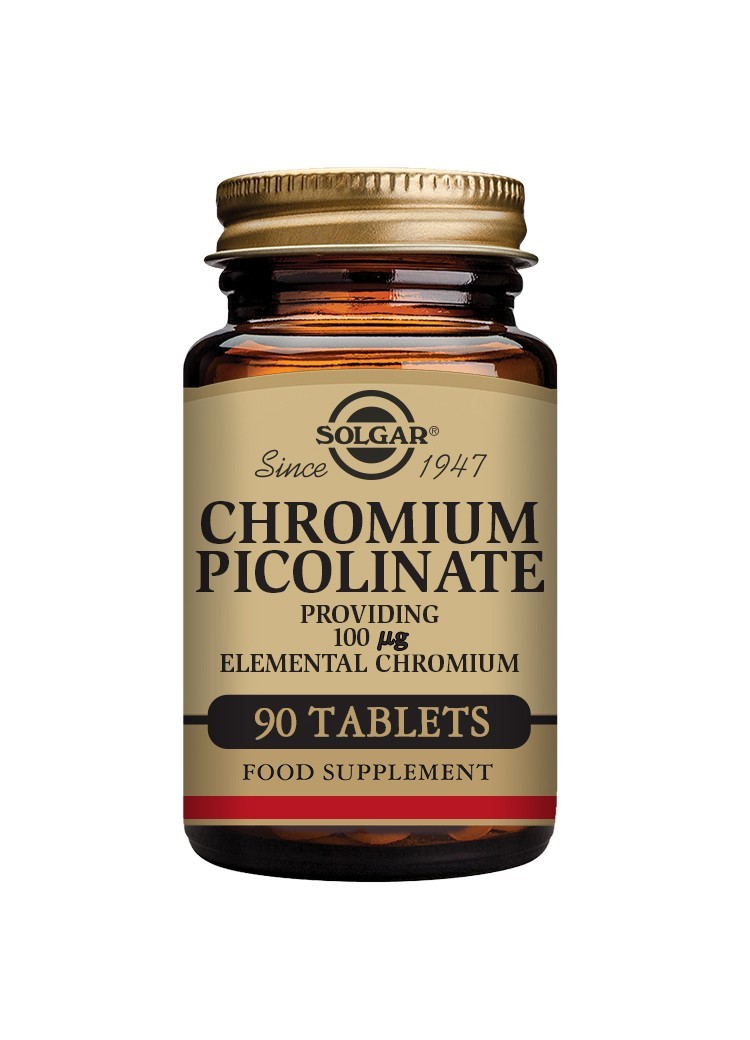 Solgar Chromium Picolinate 100 Âµg Tablets - Pack Of 90 - Image 3