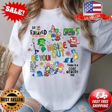 Inside Out Be You T-Shirt Emotional Character Shirt for Kids and Adults Inside