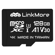 LinkMore 128GB Micro SDXC Card, XV13 Agon Lite, A1, UHS-I, 128GB, A1 V30