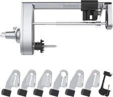 Bestand Spiralizer Attachment Compatible with KitchenAid Stand Mixer, 7 Blades