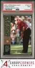 2001 UPPER DECK GOLF TIGER WOODS COLLECTION #TWC18 RC HOF PSA 9