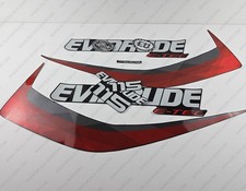 Evinrude 115 hv ETEC V4 2015 Perämoottori   tarrat sticker set Graphite Cowl