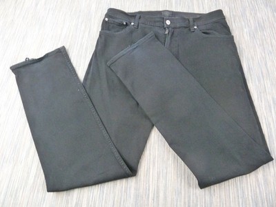Citizens of Humanity Jeans Mens W36 L34 Bowery Standard Slim Black Cotton Blend 