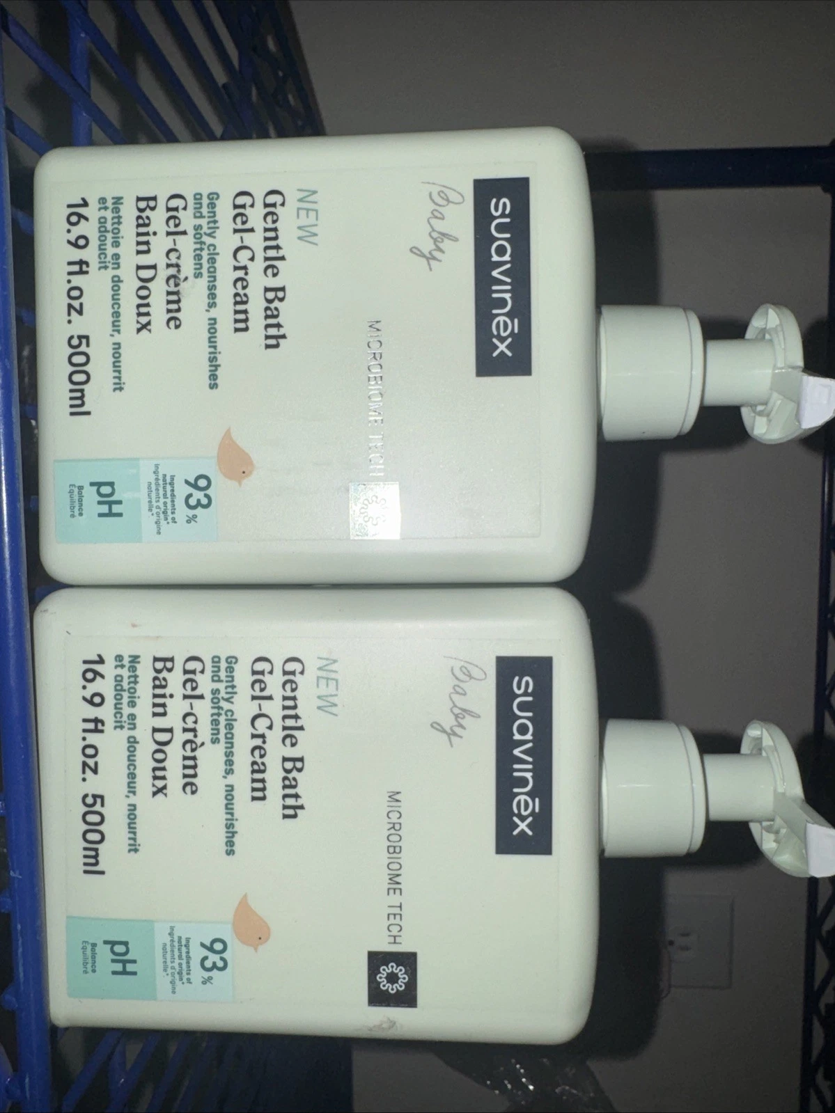 2 PACK-Suavinex Gentle Bath Gel Cream, Baby Shower Gel and Shampoo 3/28 Exp
Opens in a new window or
