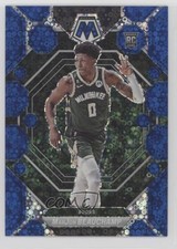 2022 Panini Mosaic Rookies Fast Break Blue Prizm 39/85 MarJon Beauchamp #218 n0c
