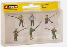 Noch HO Scale Fishermen Figures