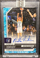🏀 Natisha Hiedeman - Water - 4/10 - Auto - 2025 Panini Instant WNBA - Free Ship