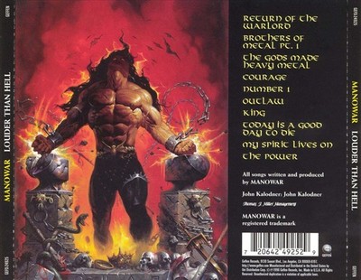 MANOWAR - LOUDER THAN HELL NEW CD