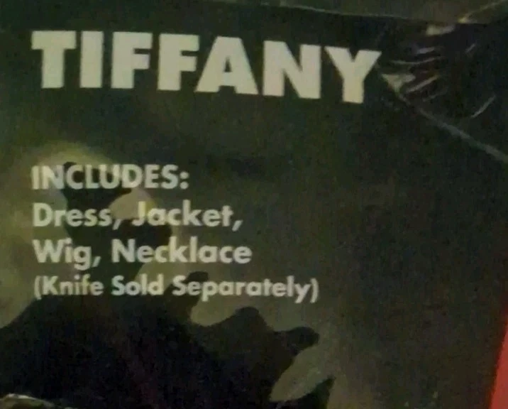 Невеста Чаки ужасов Хэллоуин костюм Тиффани Валентина детей L 14-16 нож  - Изображение 4 из 4