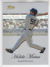 2007 TOPPS FINEST HIDEKI MATSUI ROOKIE FINEST MOMENTS REFRACTOR