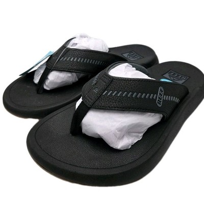 Reef Men's 9 SWELLsole River Flipflop Slip On Sandals Black CJ1637