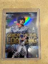 2025 Bowman Chrome Jac Caglianone Greatness Loading Insert Refractor Royals