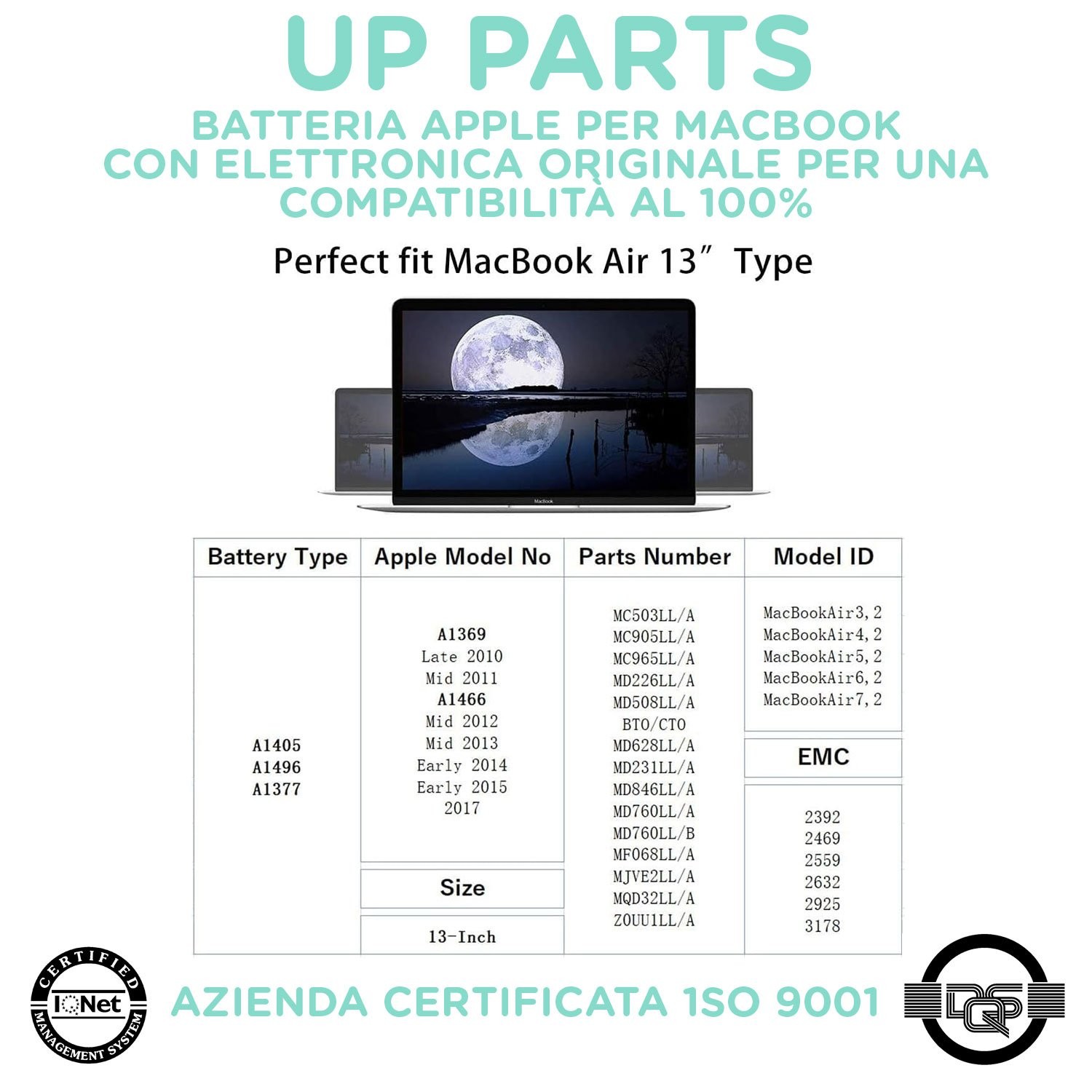 Batteria nuova per Apple MacBook Air 13" foto 5
