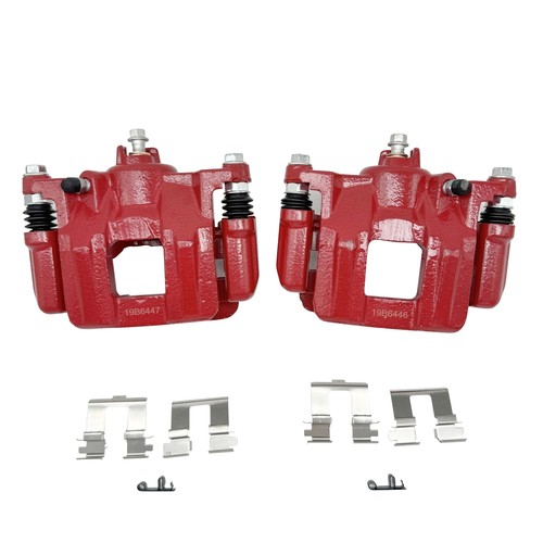 For Honda Odyssey 2011-2017 2x Rear Driver & Passenger Brake Caliper w/ Bracket - Picture 2 of 9