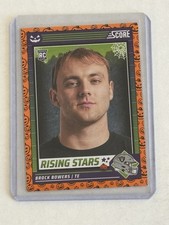 2024 Panini Score-A-Treat - Rising Stars Brock Bowers #8 Orange Pumpkins (RC)