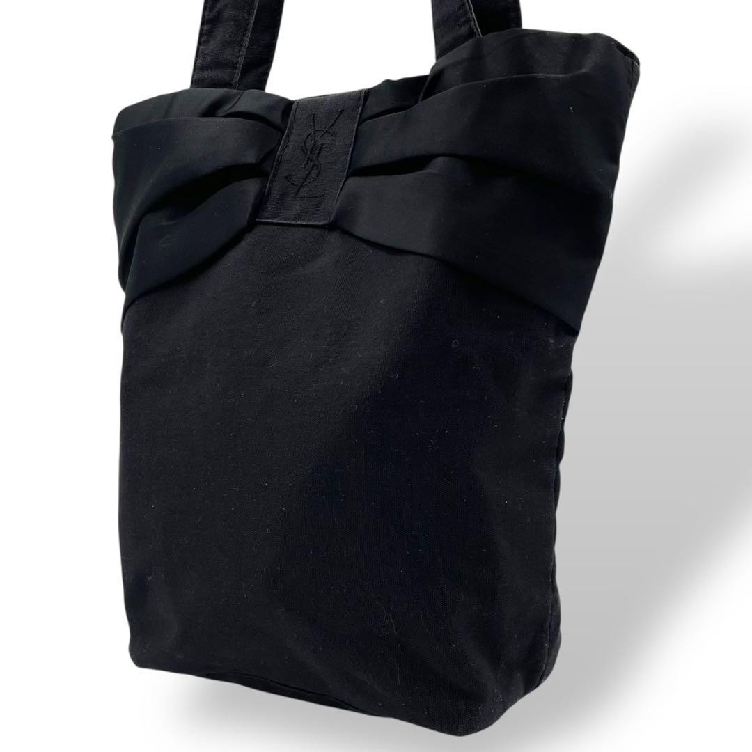 Borsa tote in tela Yves Saint Laurent taglia A4 autentica