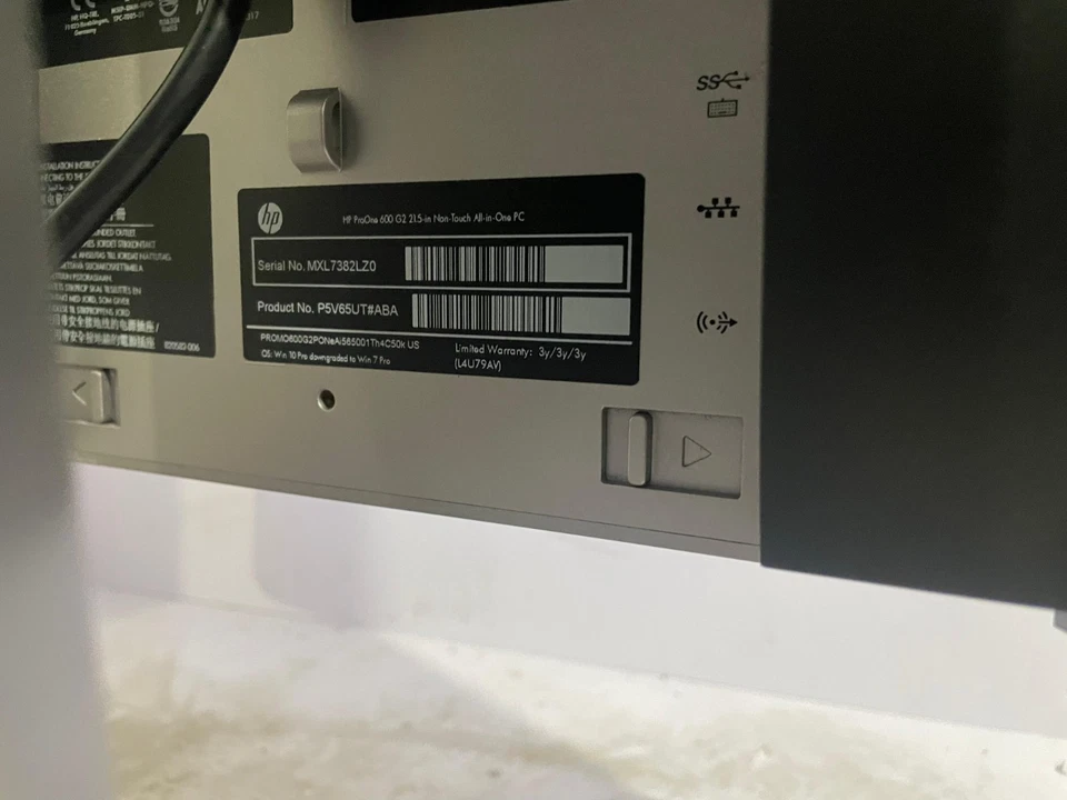 HP ProOne 600 G2 Intel Core i5-6500/ 500GB HDD/ 16GB Ram/ Windows 11 Pro Foto 4 de 4