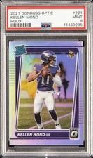 2021 PANINI DONRUSS OPTIC HOLO #221 KELLEN MOND PSA 9