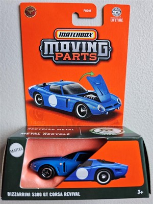 2025 Matchbox Moving Parts JBW98, Bizzarrini 5300 GT Corsa Revival