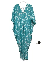 Natori Caftan Large or XL New with tags Turquoise Loungewear for Christmas Sumi